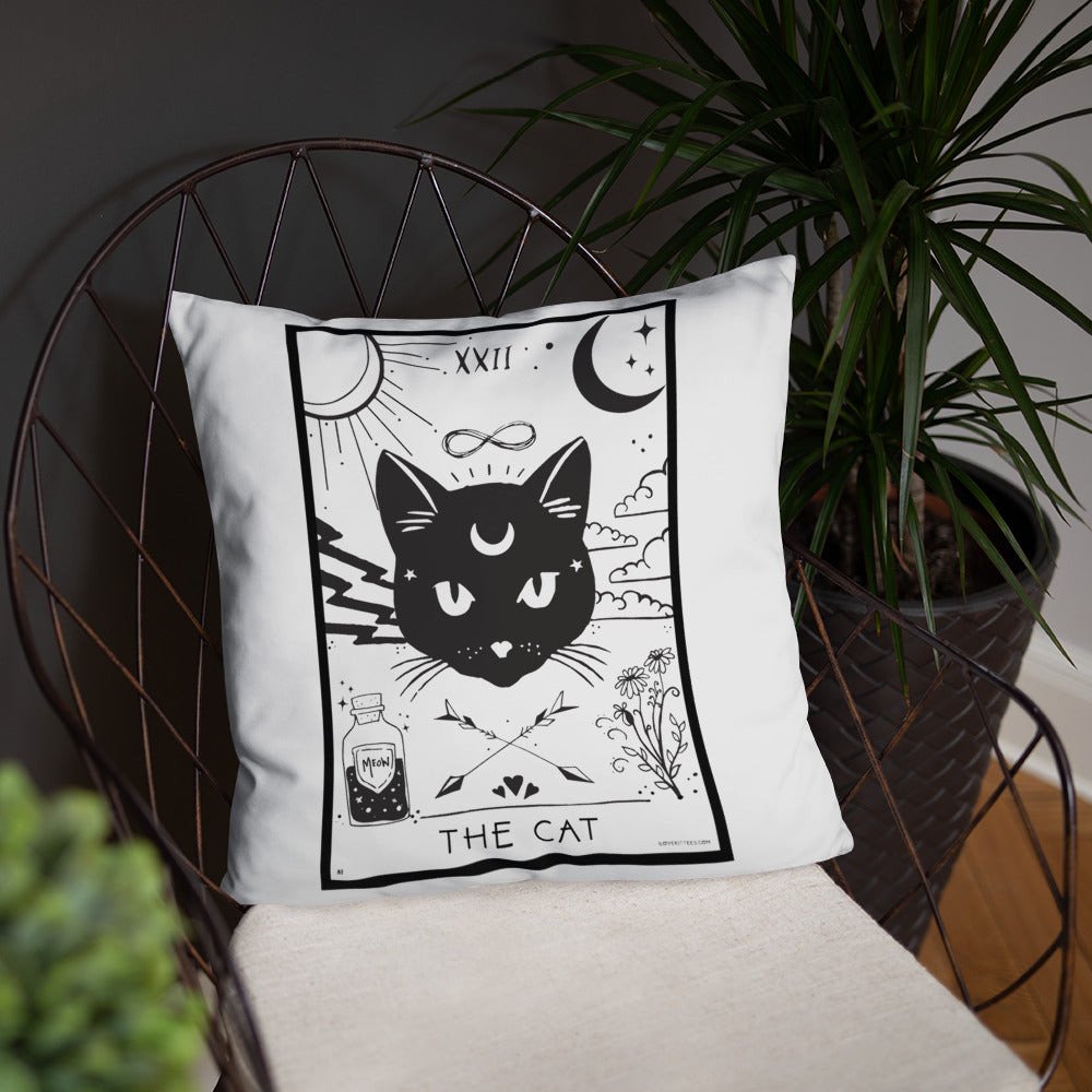 The Cat, Throw Pillow