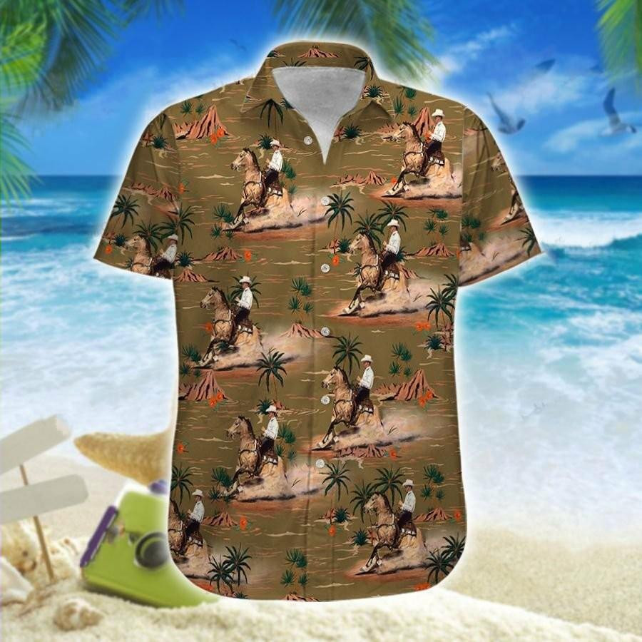 Hawaii Aloha Shirts Reining Horse Ha41529