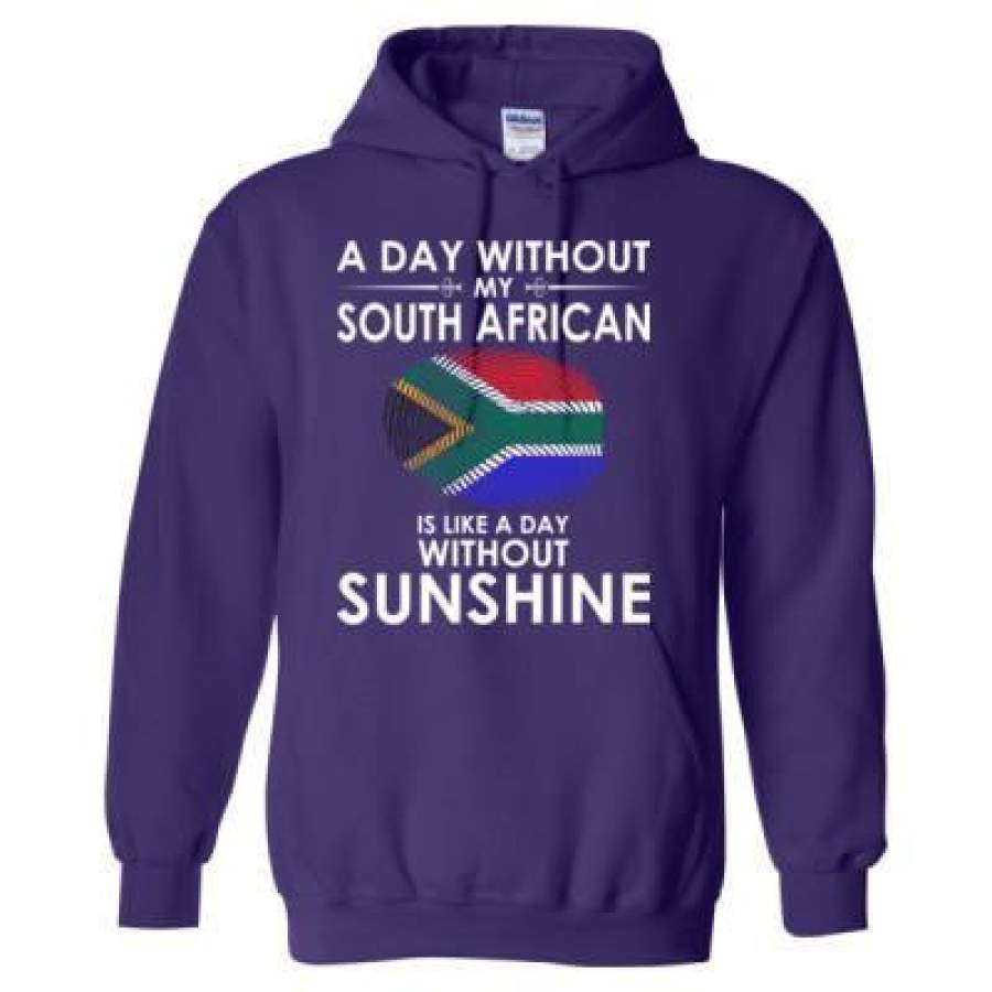 AGR A Day Without My South African Is Like A Day Without Sunshine – Heavy Blend™ Hooded Sweatshirt