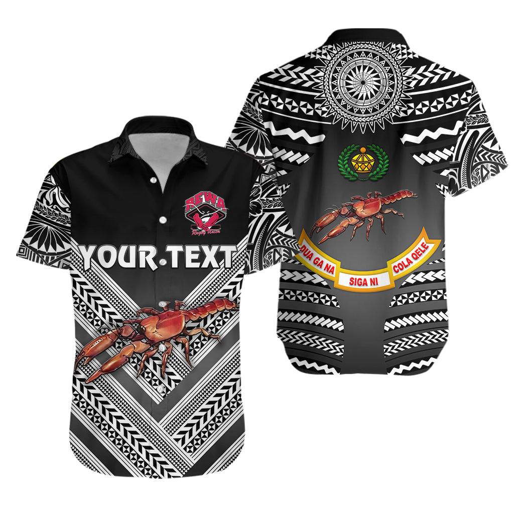 (Custom Personalised) Fiji Rewa Rugby Union Hawaiian Shirt Creative Style – Black Lt8