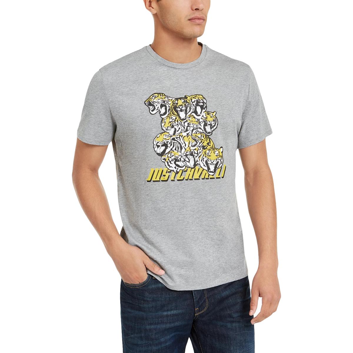 Tiger Mens Cotton Graphic T-Shirt