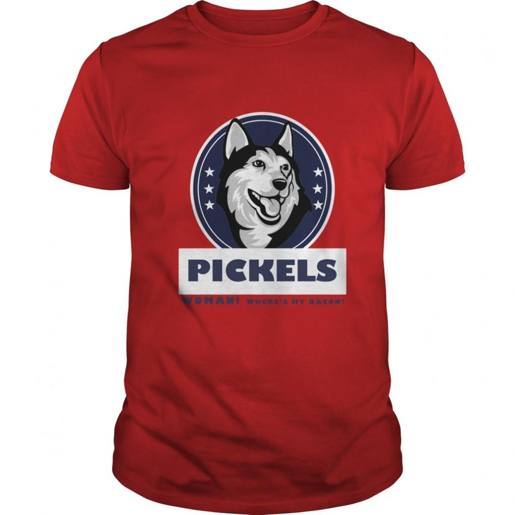 Pickels Woman Wheres My Bacon Tshirt Pets  Anime  Animals Guys Tee 741277187