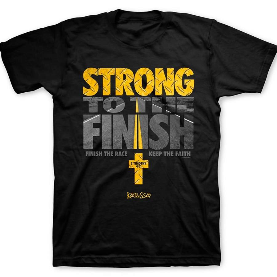 Strong To The Finish Summer Printed Cotton Casual T-Shirt