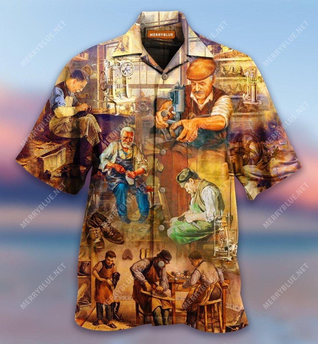 Awesome Shoemaking Aloha Hawaiian Shirt Colorful Short Sleeve Summer Beach Casual Shirt For Men And Women