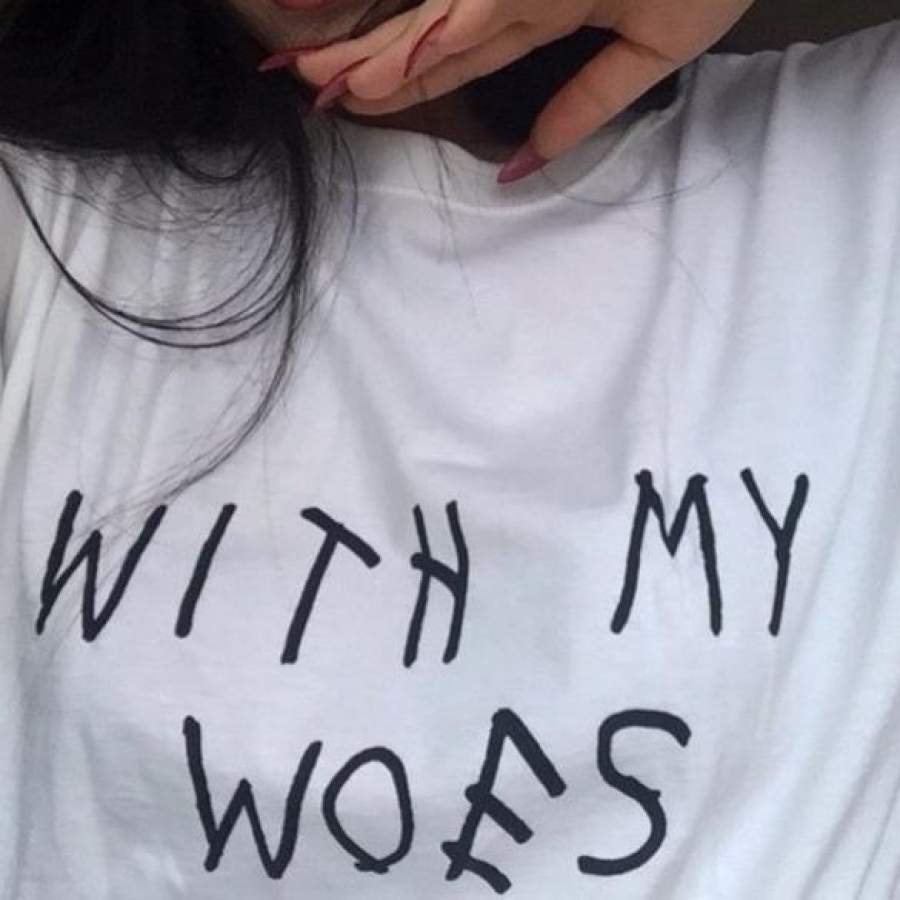 With My Woes Drake Women’s Casual T-Shirt