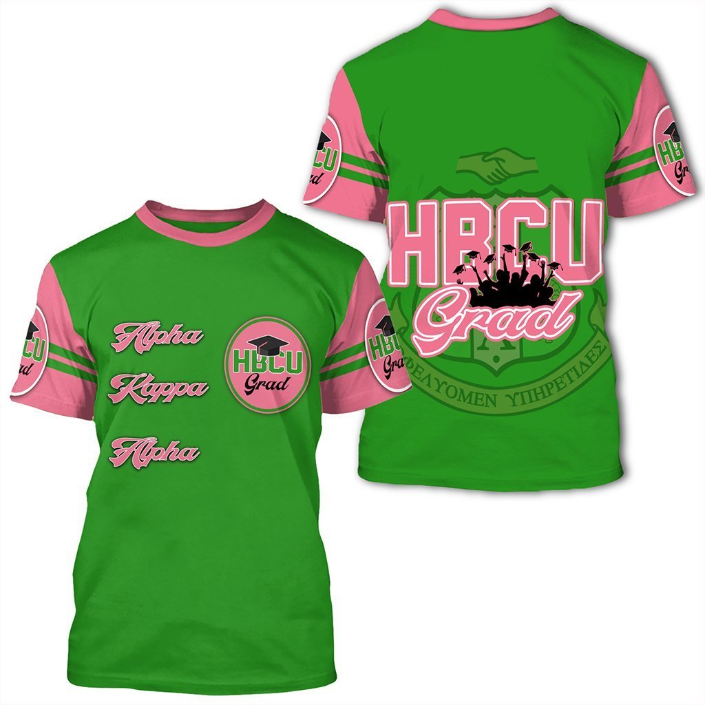 Greek Life T-Shirt – Alpha Kappa Alpha Hbcu Grad T-Shirt J09