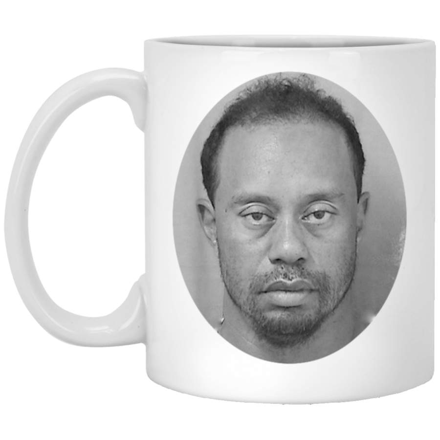 Tiger-woods-mugshot- Mug 11 oz. White Mug