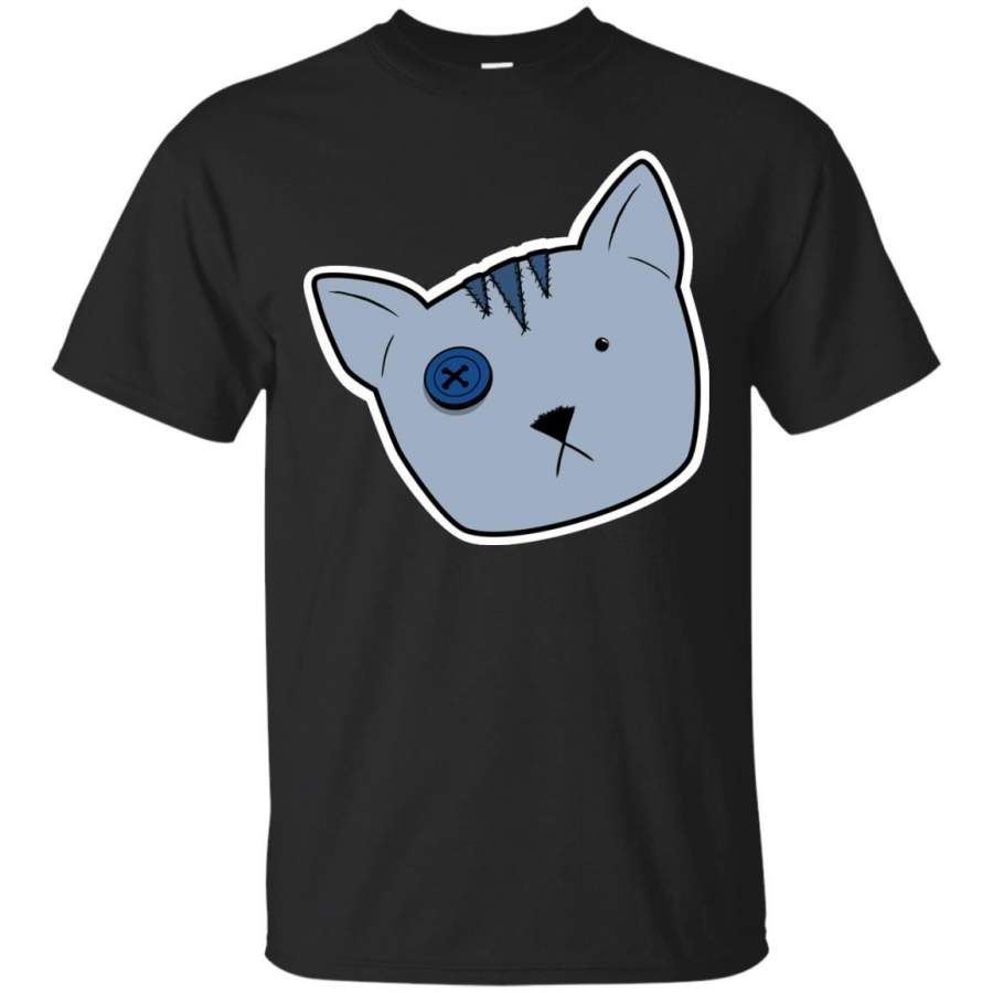 CAT – Stuffed Tabby Voodoo Kitten Head  BlueGrey T Shirt & Hoodie