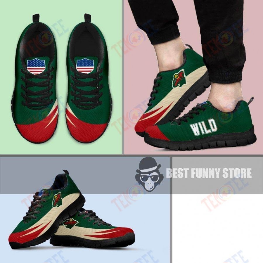 Mens Womens Minnesota Wild Sneakers Awesome T Logo Sneaker Running Shoes For Men Women TDT514