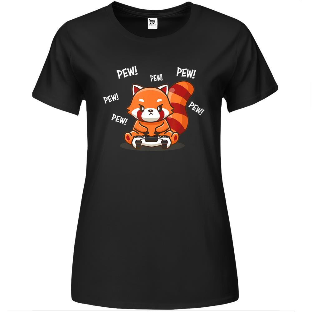 Red Panda Premium Womens T Shirts