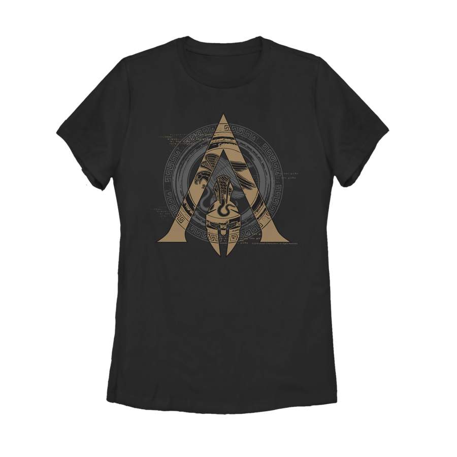 Assassin’s Creed Women’s Odyssey Ornate Crest  T Shirt