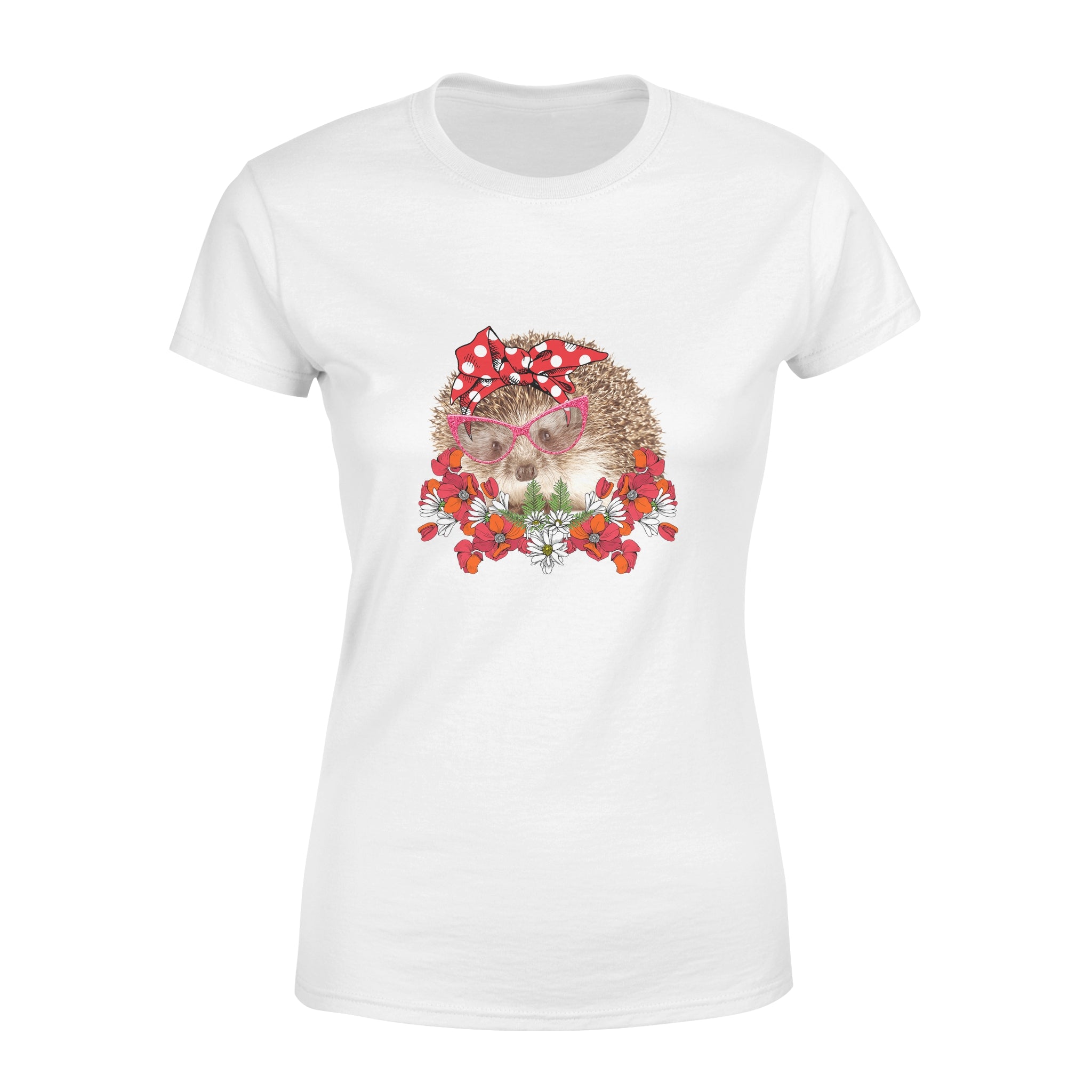 Hedgehog Mom Flower Bow – Standard Women’S Tee