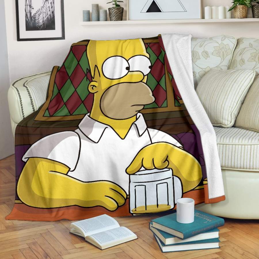 Homer Simpson Blanket