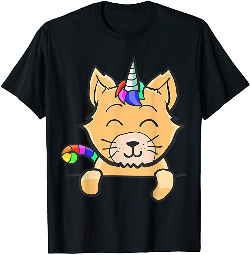 Magical Kittencorn Unicorn Kitten Cat Lovers Caticorn Gifts T-Shirt