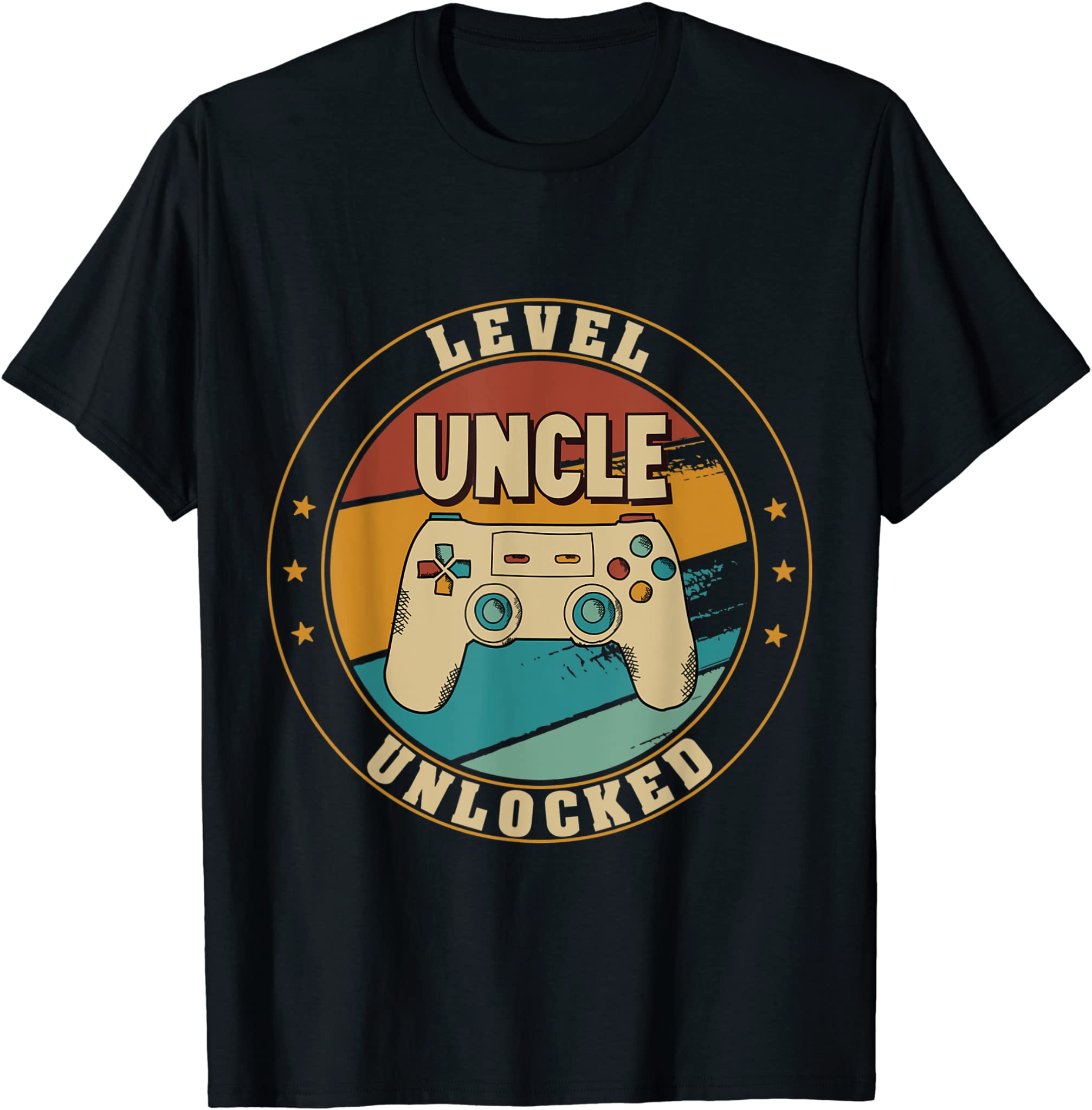 Mens Gamer New Uncle Dad Mom Baby Announcement Pregnancy Father T-Shirt