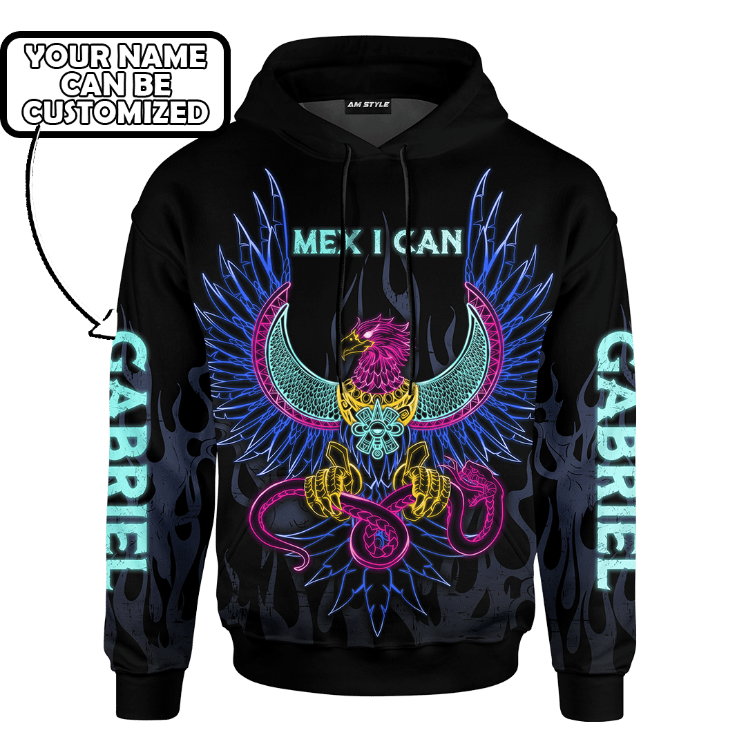 Aztec Mexico Mex I Can Aztec Mexican Mural Art Customized 3D All Over Printed Shirt