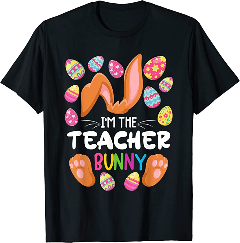 Teacher Bunny I Family Matching Easter Party Outfits T-Shirt