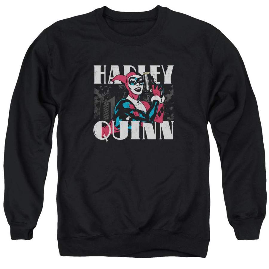 Batman – Harley Bold Adult Crewneck Sweatshirt