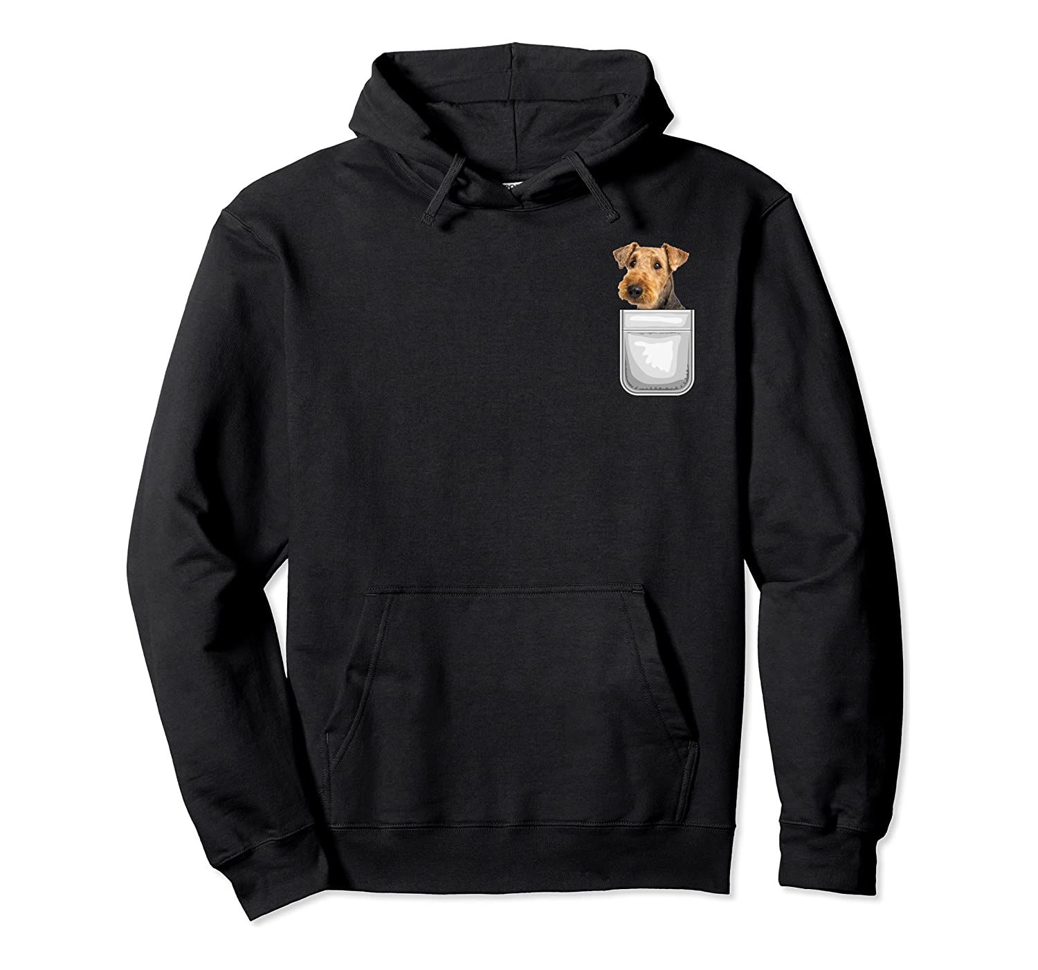 Airedale Terrier Puppy Dog in Your Pocket Pullover Hoodie, T-Shirt, Sweatshirt, Tank Top, Racerback, Dolman