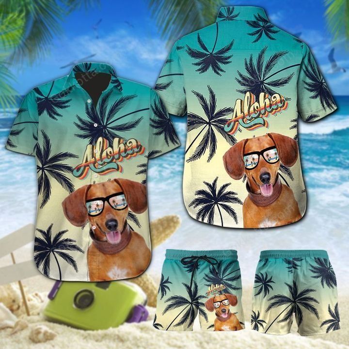 Dachshund Hawaiian Shirt Beach Short Ha104563