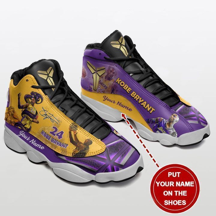 Personalized Name Kobe Bryant Air Jordan 13 Shoes Sport Sneakers