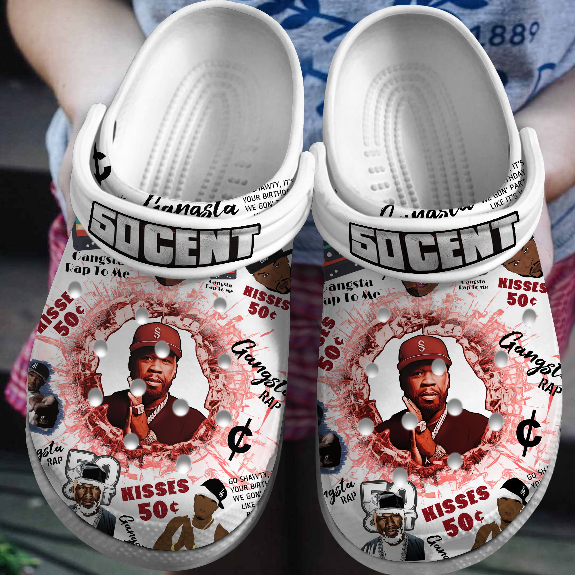 50 Cent Crocss Clogs For Men Women And Kid L42Qmeba