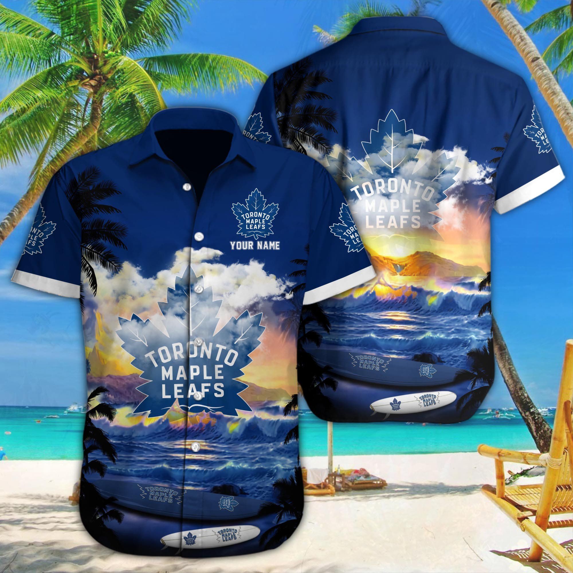 Toronto Maple Leafs Mystique Woven In Hawaiian Design