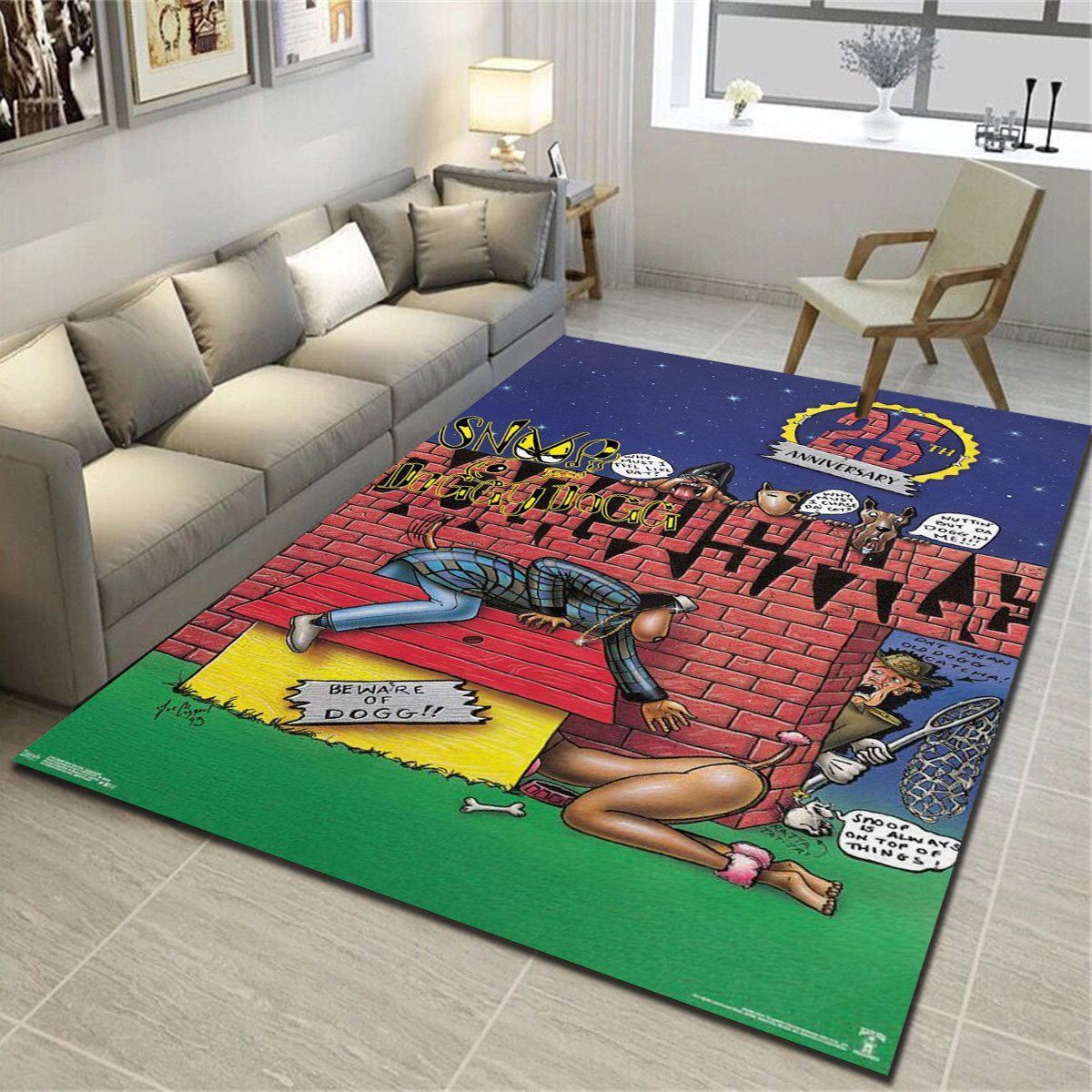 Death Row Records Snoop Rugs, Living Room Bedroom Carpet