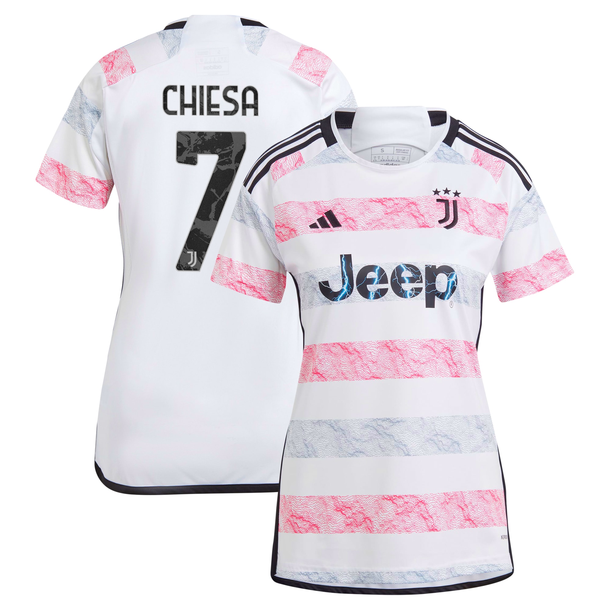 Federico Chiesa Juventus Women's 2023/24 Away Replica Jersey – White