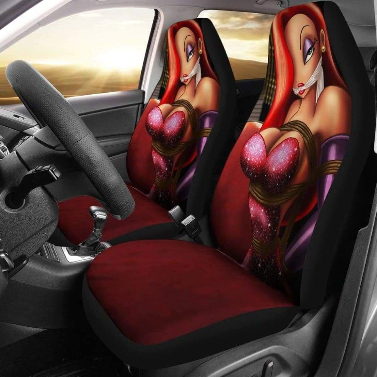 Jessica Rabbit Car Seat Covers 100421 Universal Fit