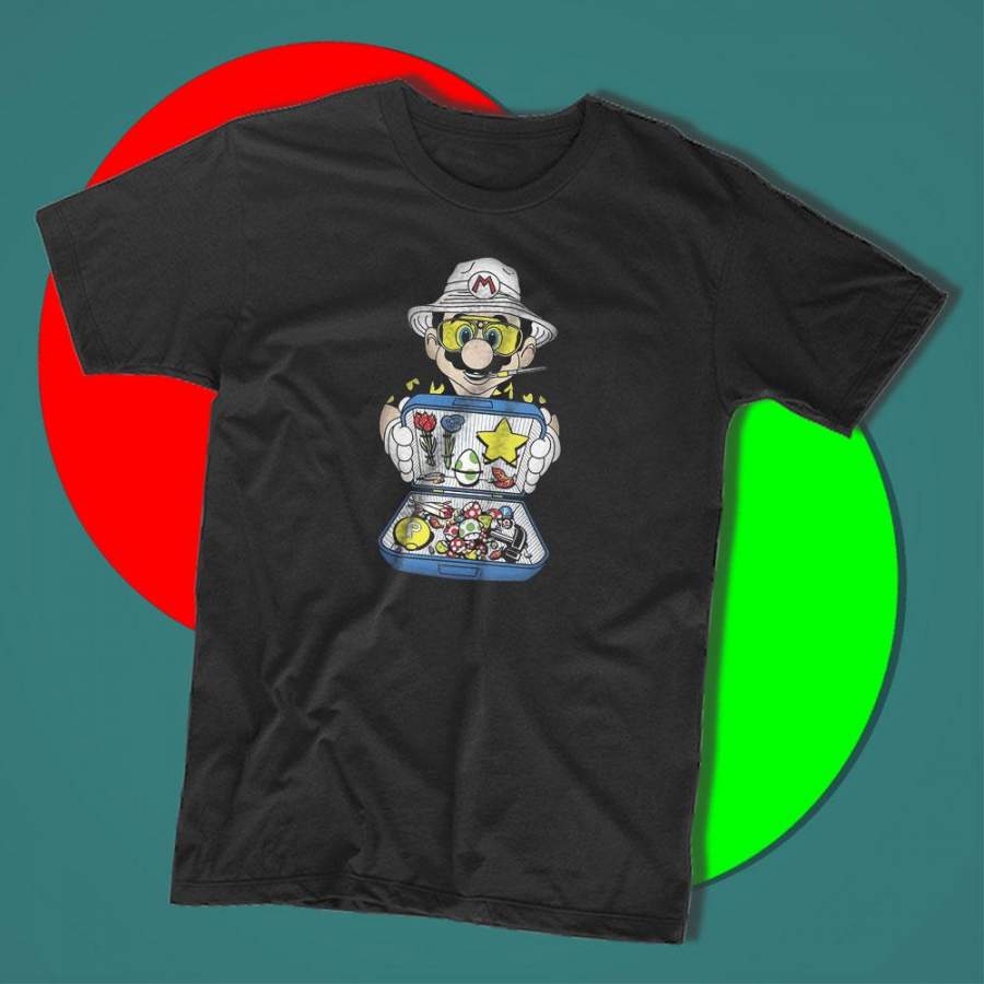 Super Mario Bros Fear And Loathing In Las Vegas Movie Men’S T Shirt