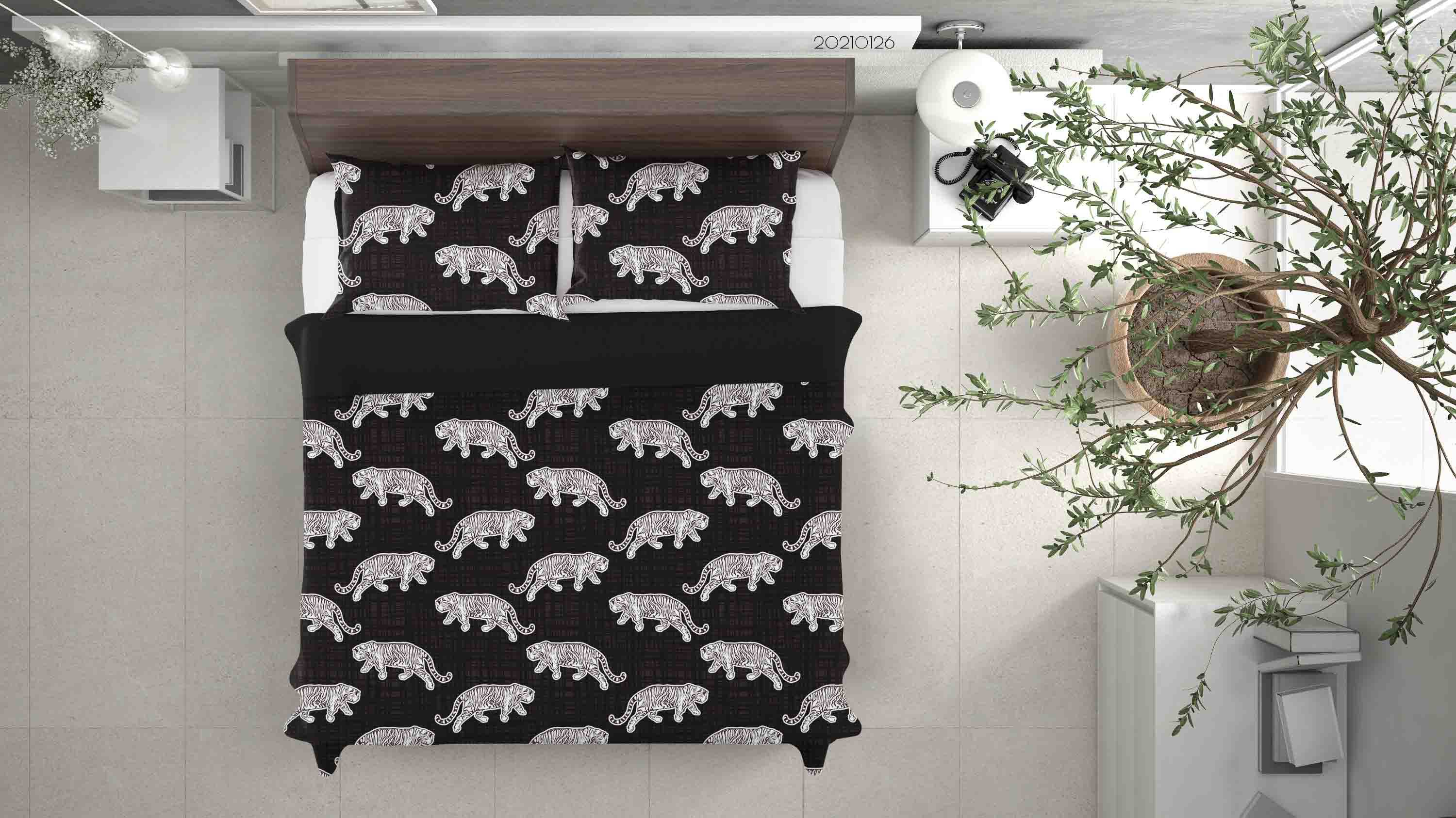 3D Hand Drawn Animal Black Leopard Quilt Cover Set Bedding Set Duvet Cover Pillowcases 73