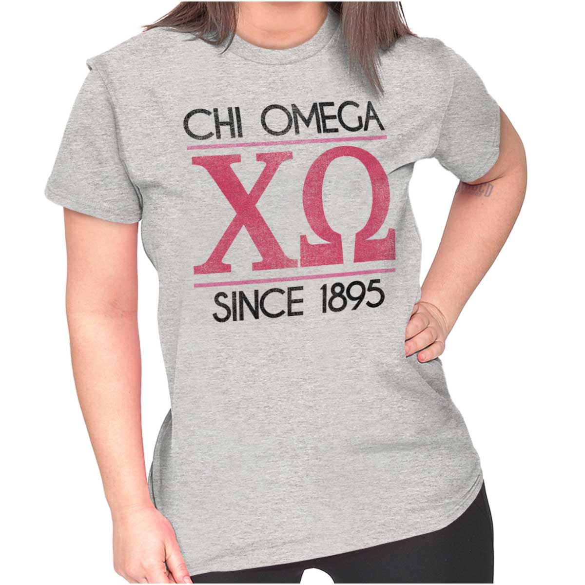 Chi Omega Trend Ladies T Shirt