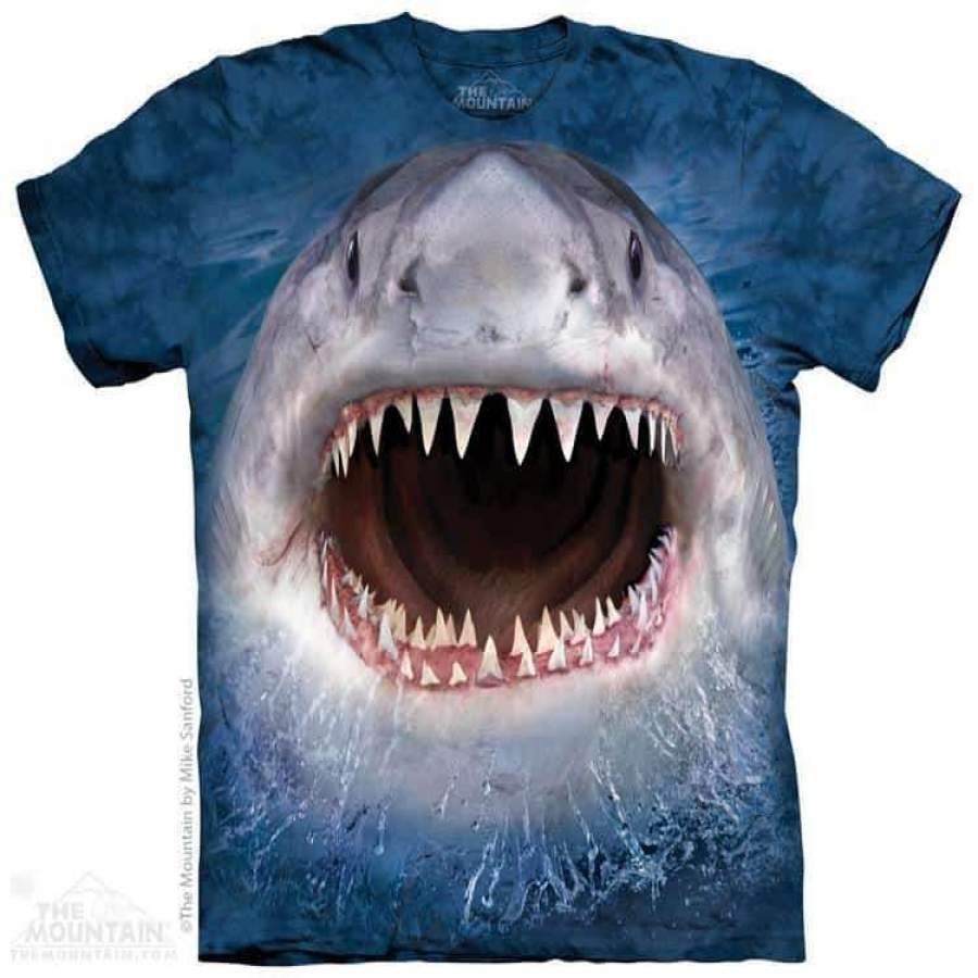 Wicked Nasty Shark Adult T-Shirt