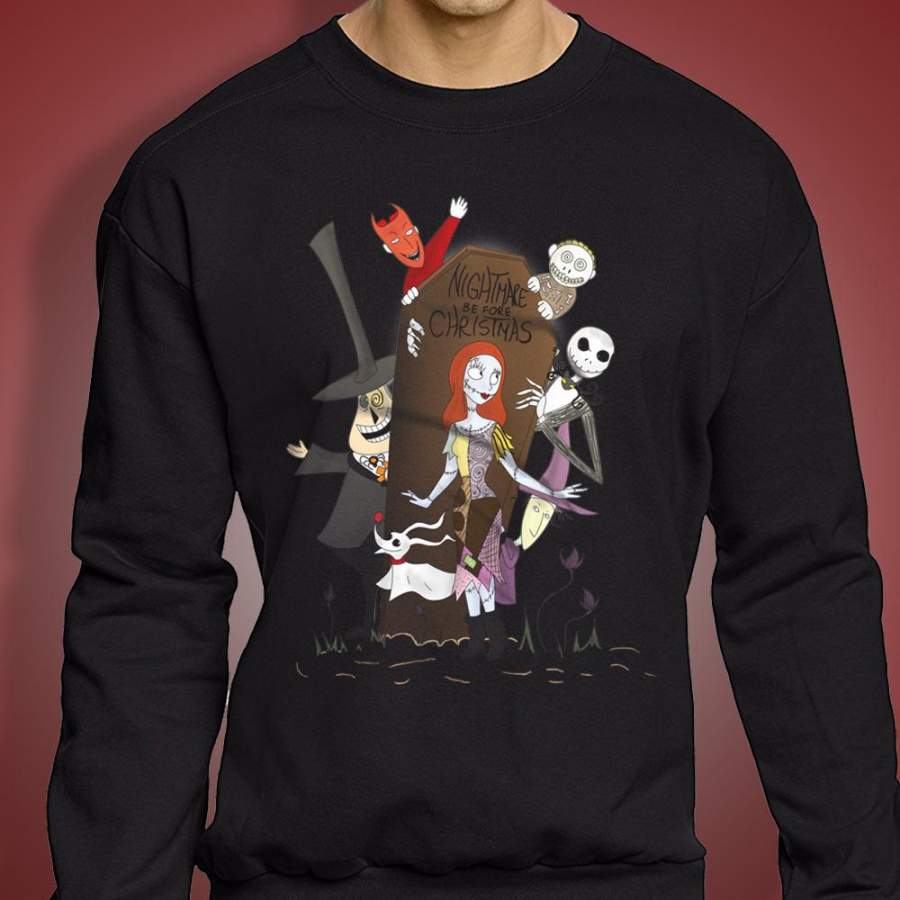 Nightmare Before Christmas Charachter Men’S Sweatshirt