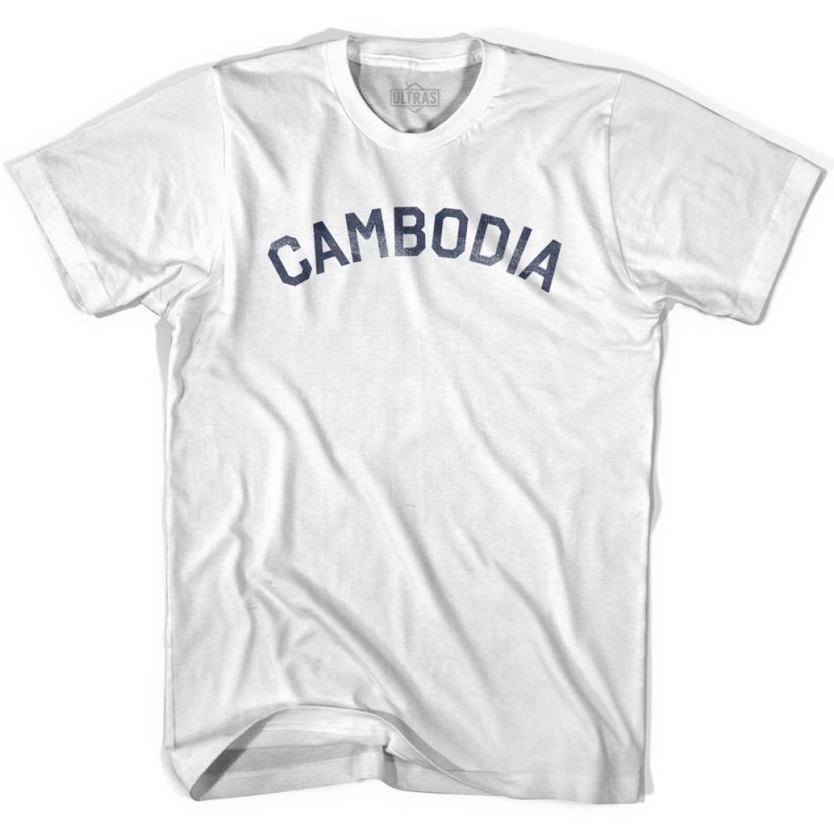 Cambodia Vintage City Youth Cotton T-shirt