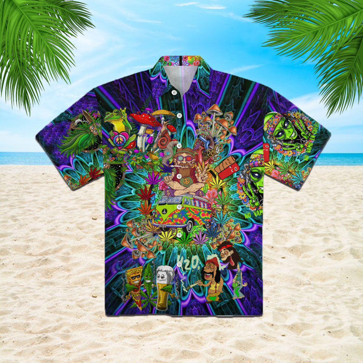 Amazing Hippie Hawaii Shirt For Men Women Ha22304