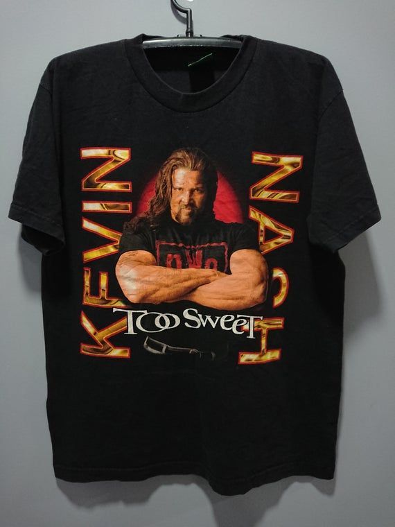 Vintage 1998 Kevin Nash Shirt Big Sexy Wcw Wwf Wwe Nwo New World Order Good Condition Shirt