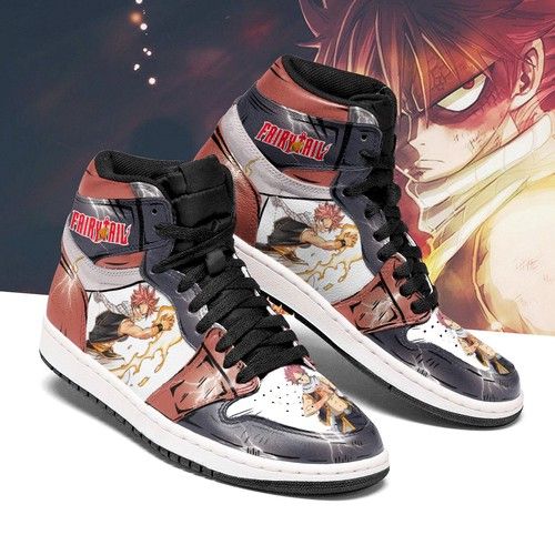 Natsu Dragneel Jd Sneakers High-Top Customized Jordan Shoes For Fan Air Jordan High Sneakers Sport Sneakers