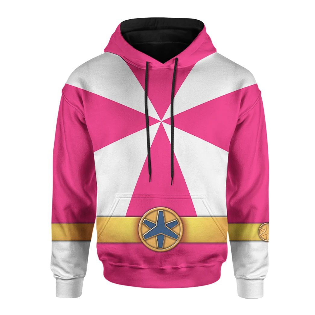 3D Power Rangers Lightspeed Rescue Pink Ranger Custom Hoodie