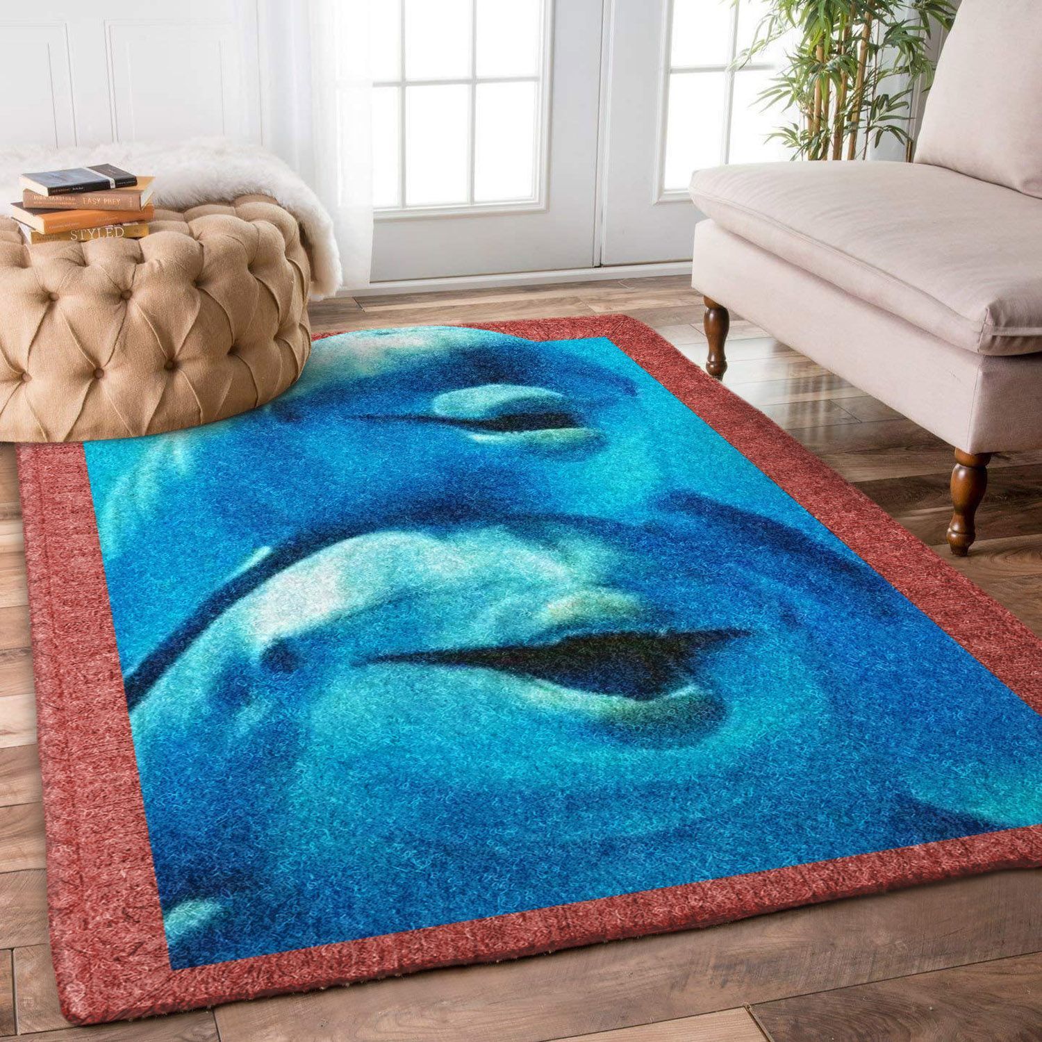 3d Huge Dolphin HD1401020R Rug