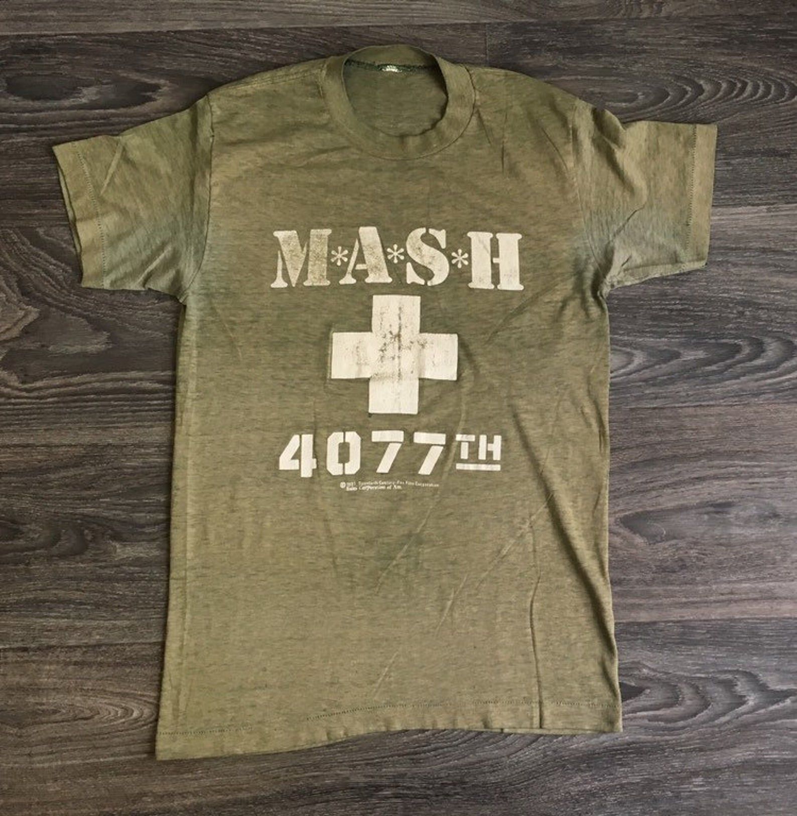 Mash Shirt 1981 Vintage/ 80’S Mash 4077Th Vietnam Comedy Tv Tshirt Super Thin Soft Klinger Usa /Xs