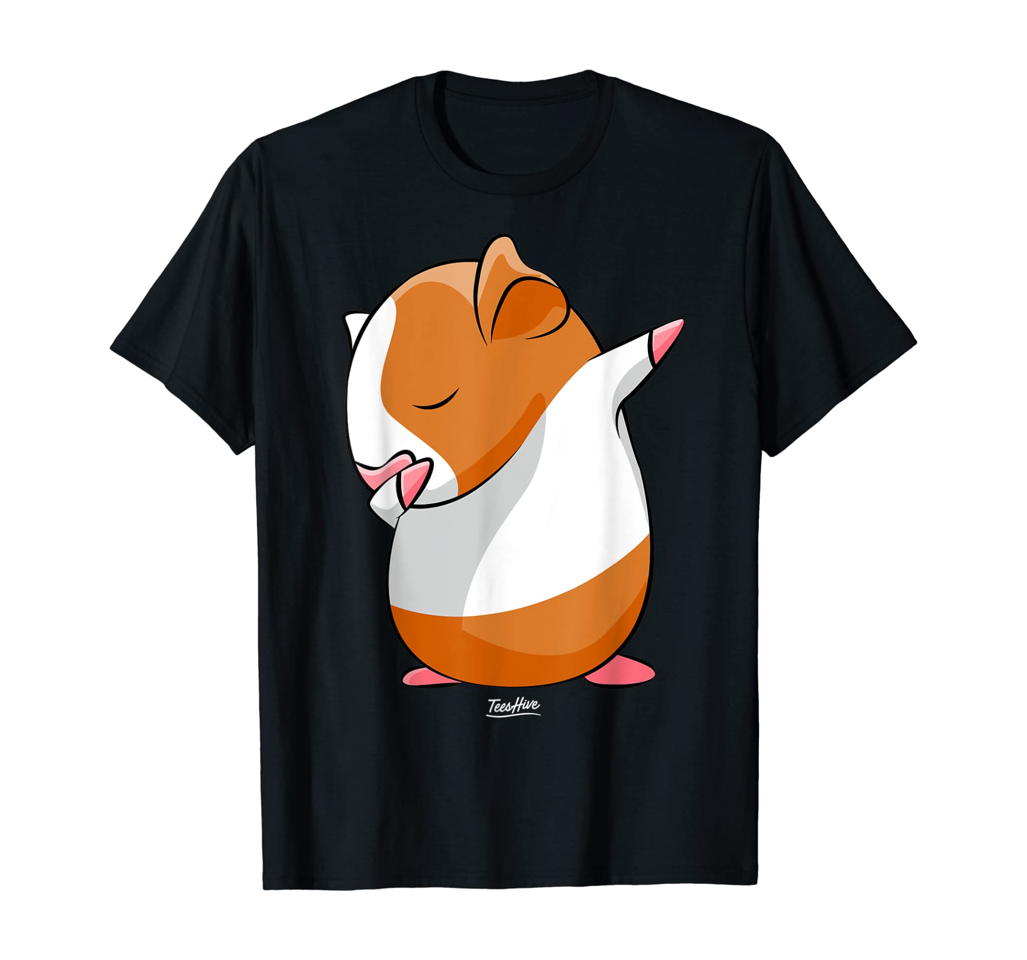 Dabbing Guinea Pig Dad Funny Guinea Pig Mom Novelty Themed T-Shirt