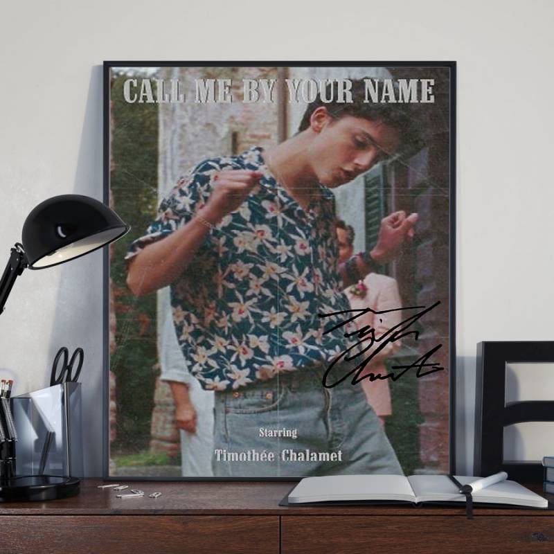 Call Me By Your Name Timothee Chalamet Poster Maria Poster Art Design