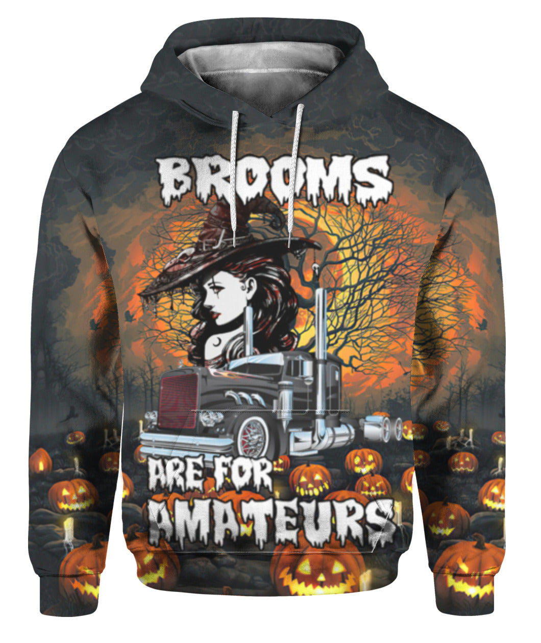 Oragontee Brooms Are For Amateurs Halloween 3D All Over Print | For Men & Women | Adult | Ho3466