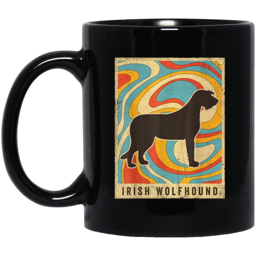 Irish Wolfhound Dog Retro Vintage Gift Mug