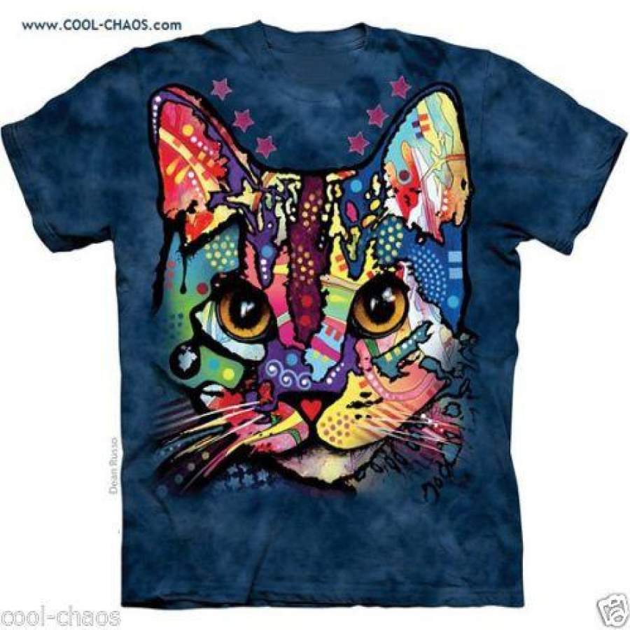 Calico Kitten Rainbow Kitty Cat T-Shirt 