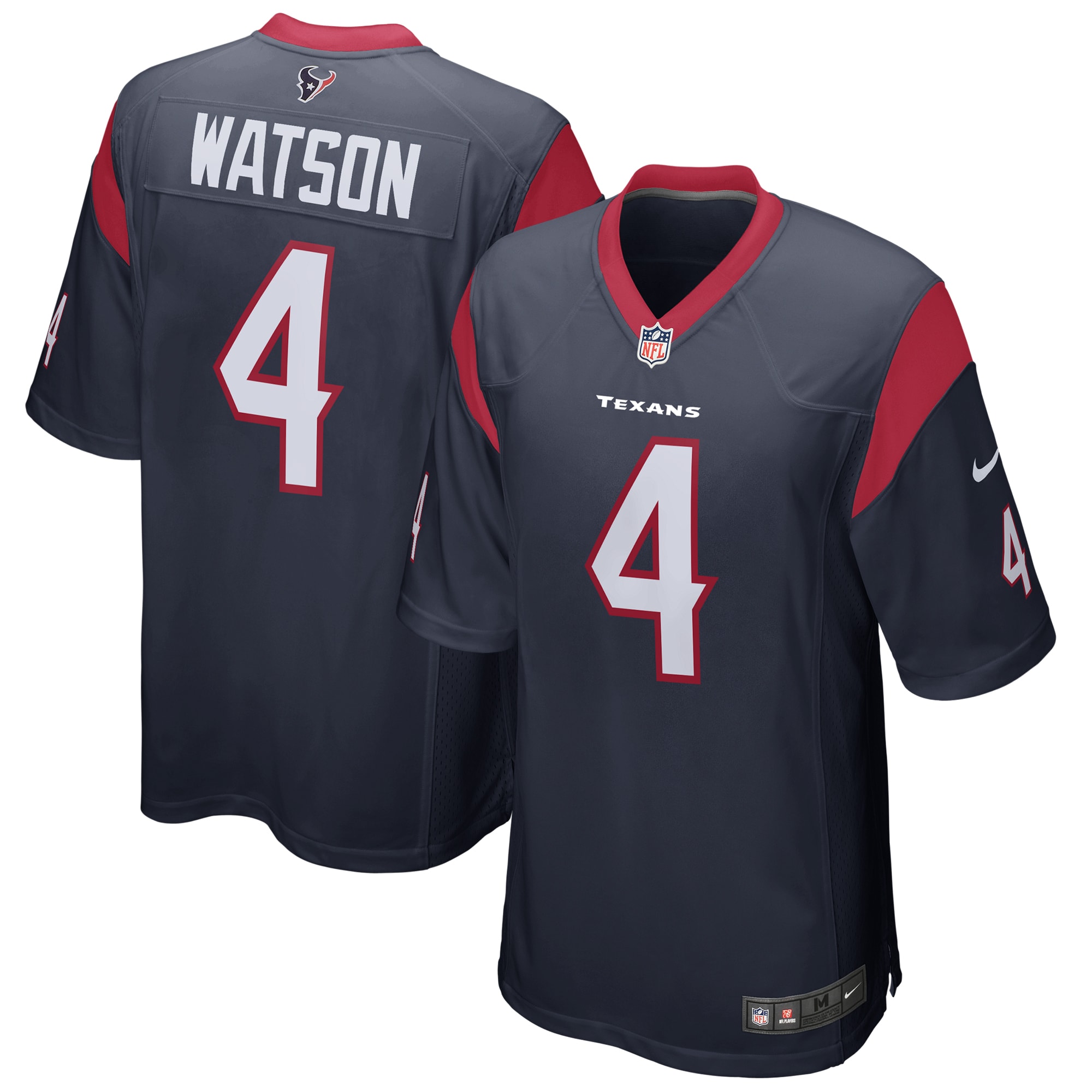 Deshaun Watson Houston Texans Game Jersey – Navy