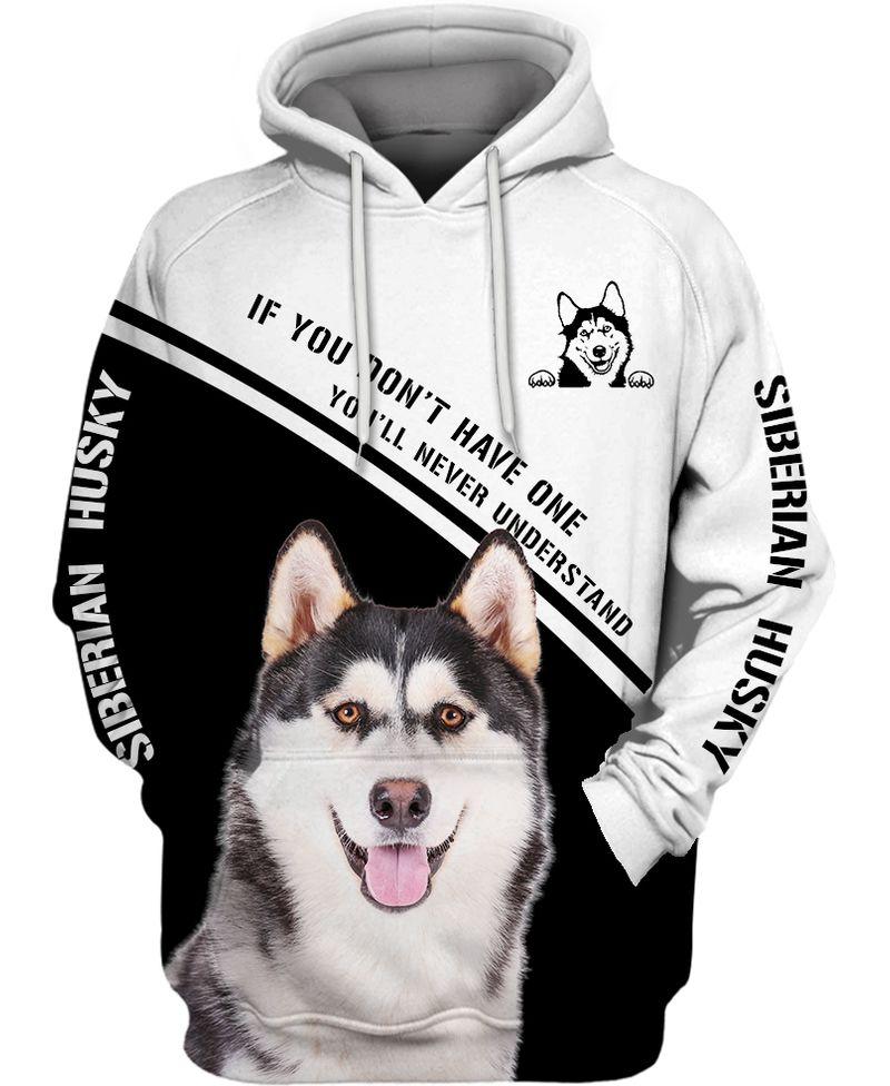 Casual Outfits 3D Print Husky  Adult Unisex