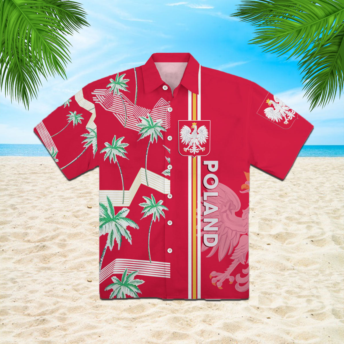 Oragontee Poland Hawaii Shirt For Men Women Adult Ha93778